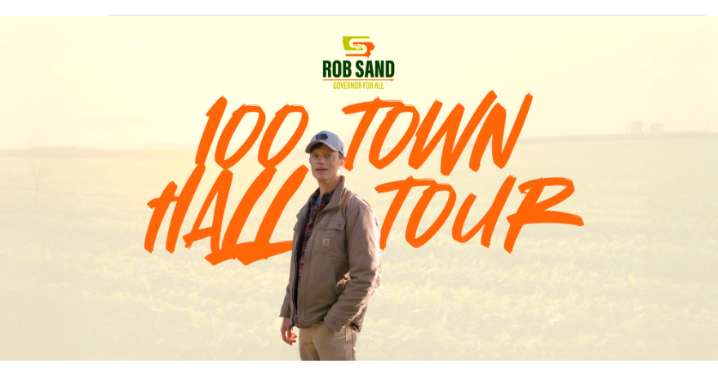 Gubernatorial candidate Rob Sand to hold town hall in Mason City Monday