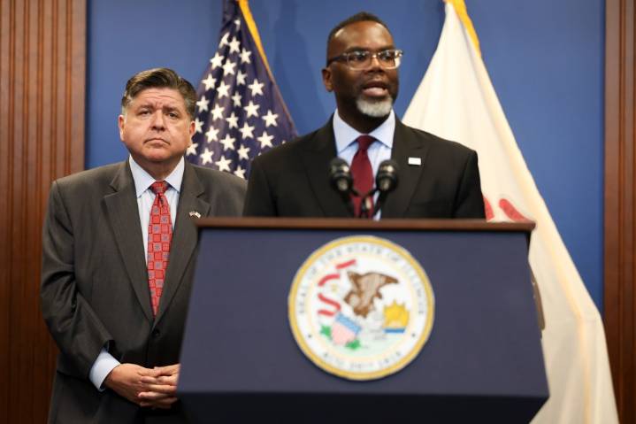 Trump calls for Mayor Johnson and Gov. Pritzker to be jailed