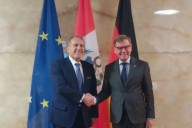 Canciller Schialer fortalece vínculos estratégicos con Alemania en reunión bilateral