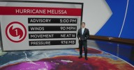South Florida sees showers and cooler temps as Hurricane Melissa speeds toward Bermuda
