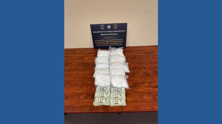 Two men arrested after police find nearly 23 pounds of meth