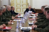 Putin is visiting Tajikistan for meetings with other ex