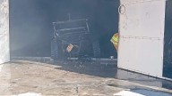 Fuego devora autolavado “El Conan” en Izúcar, al interior había un Razer
