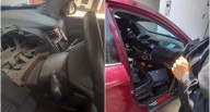 Chincha: sujetos vandalizan vehículos en la vía pública para robar computadoras