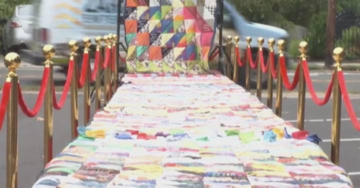 Durham anti-violence vigil features homicide memorial quilt with 1,000+ names