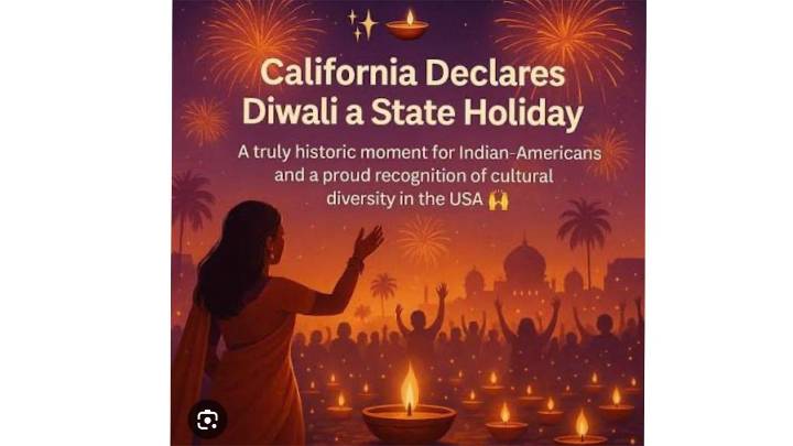 California Governor Newsom signs law making Diwali an official state holiday