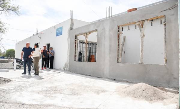 Avanzan las obras en el Gimnasio Municipal N° 2