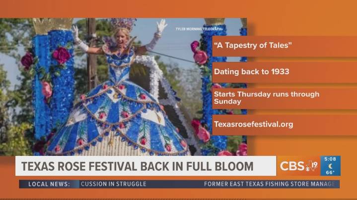 Texas Rose Festival returns for 92nd year with pageantry, parade and more