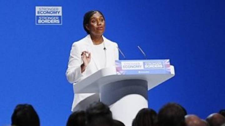 Kemi Badenoch finally has something to announce. But is anyone listening?