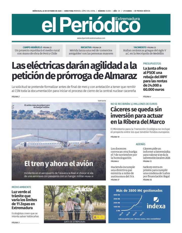 Consulta la portada correspondiente al día 22 de octubre de 2025