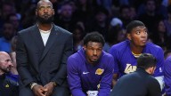 LeBron James is helping the Lakers in film study while he's sidelined with sciatica, Redick says