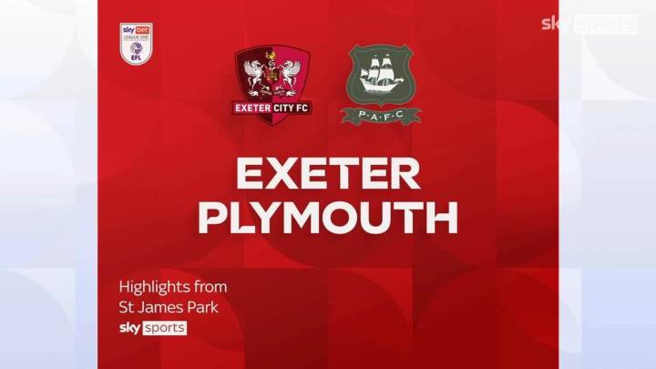 Exeter 2-0 Plymouth | League One Highlights