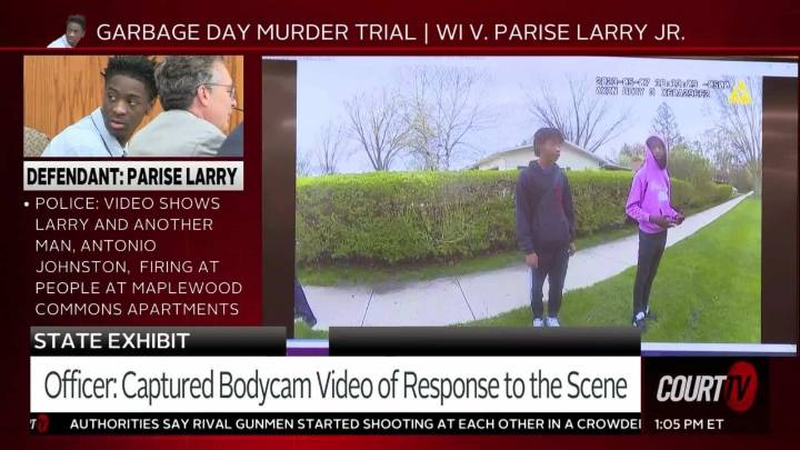 Caught in Crossfire Murder Trial: Officer Bodycam Response to Scene