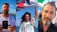 Israel liberó a los tres argentinos detenidos en la flotilla Sumud Global que llevaba…