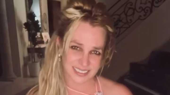 Britney Spears sparks concern as she dances in sparkly lingerie with massive bruises and ‘broken’ leg