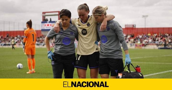 Alivio en el Barça femenino: Ewa Pajor esquiva la rotura de cruzados y estará de baja entre 4 y 6 semanas