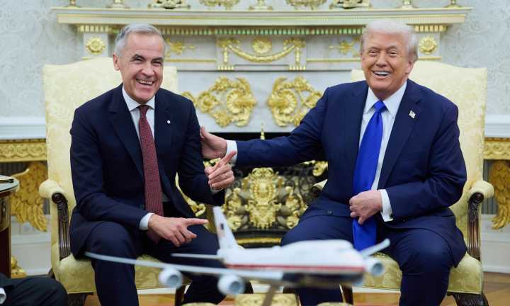 Trump Repeats Joke About Canada as "51st US State" During Bilateral Meeting With PM Carney