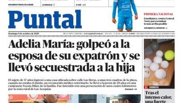 Accedé a la edición impresa de Diario Puntal