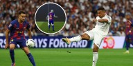 La milimétrica definición del VAR que anuló un espectacular gol de Mbappé en el clásico entre Real Madrid y Barcelona