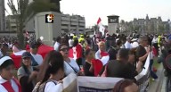 ¡Defienden a la PNP! Personas participan en Marcha por la Paz frente al Palacio de Justicia: “Son más los buenos” Policías en retiro y familiares indicaron que muchos efectivos arriesgan sus vidas y s