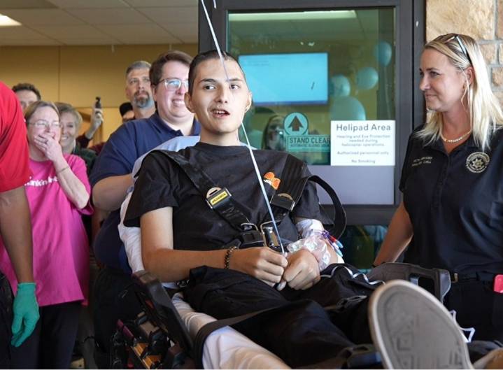 Matthew Silverstone, shot twice at Evergreen High School, released from hospital