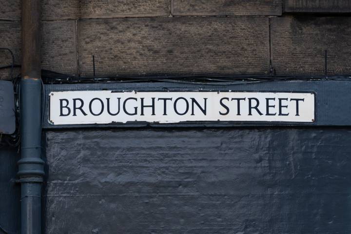 Crash on Broughton Street involves two police cars
