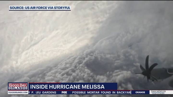 Inside the eye of Hurricane Melissa