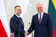 New road linking Baltic states to Poland opens at a time of tensions with Russia