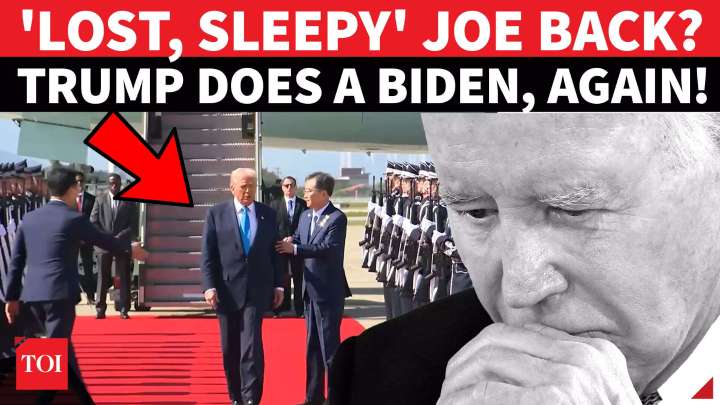 'Wrong Way, Mr. President!': Drama On Cam As Trump Direction Blunder In South Korea Goes Viral