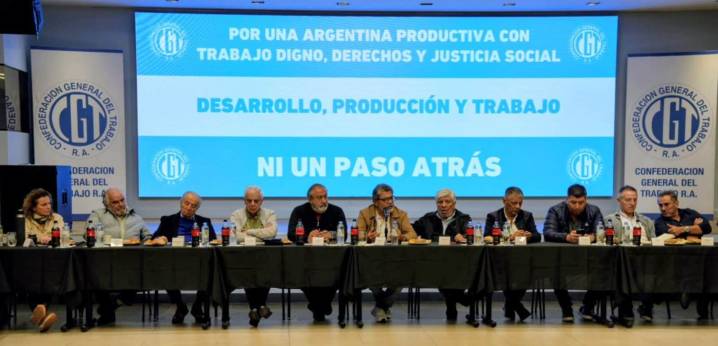 CGT se plantó ante la reforma laboral de Javier Milei y definió su futuro interno
