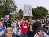 Protesters at US Capitol back Democrats in shutdown fight over health care costs