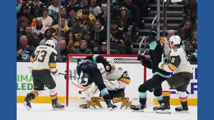 McCann scores with 3.8 seconds left in OT, Kraken beat Golden Knights 2