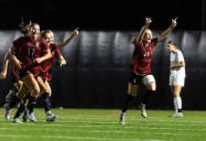 Cumberland Valley girls soccer battles rain, stiff goalkeeping to hand Mechanicsburg first loss