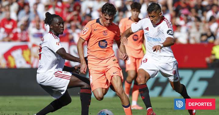 Con partidazo de Sánchez y Suazo: Sevilla aplastó al Barcelona y se encumbró en La Liga de España