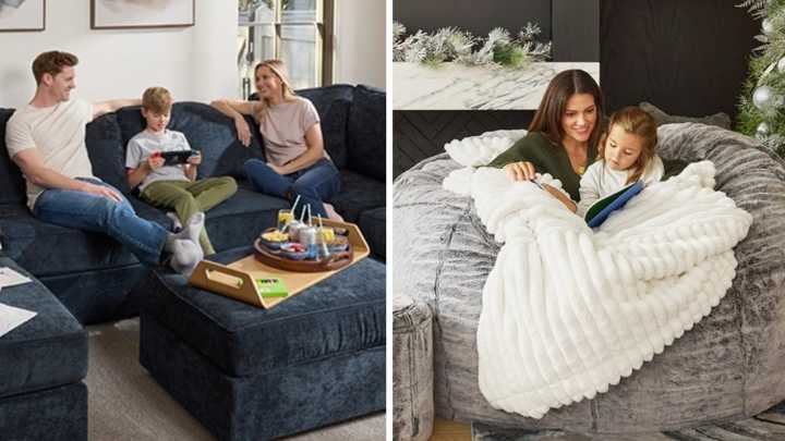 Save 40% on modular couches, LoveSac chairs with a military discount