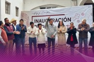 Roberto Bautista entregó la rehabilitación de sanitarios en área de Servicios Administrativos