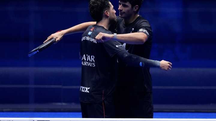 Agustín Tapia y Arturo Coello clasificaron a la final de Premier Padel de Rotterdam