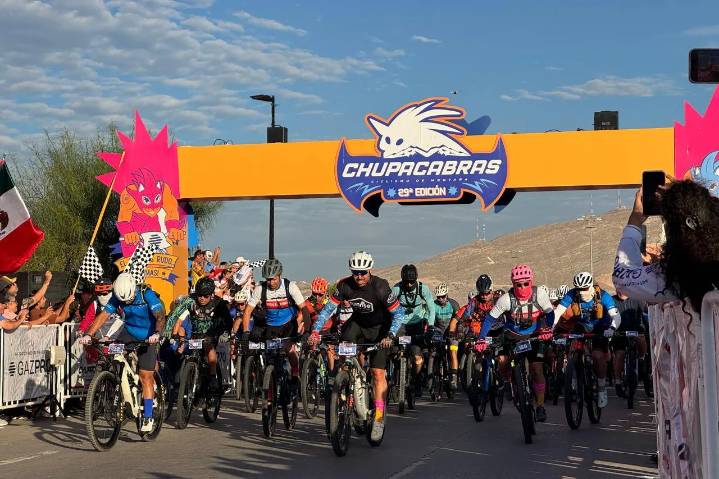 Inicia la Chupacabras 2025 con más de 2 mil 500 ciclistas