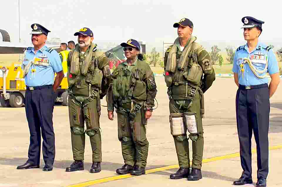 President Murmu takes sortie in Rafale fighter jet in Haryana's Ambala