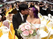 ¡Histórico! Más de 600 parejas dijeron "sí, quiero" en la boda colectiva más grande de Paraguay