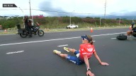 Drama en el triatlón Ironman: Estaba a punto de ganar, pero se desplomó frente...
