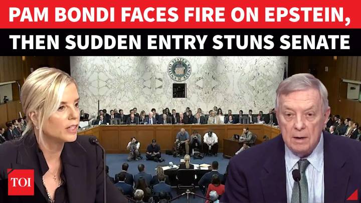 ‘Zip Your Mouth’: Pam Bondi Gets Roasted, Then Sudden Interruption In Senate Shocks All