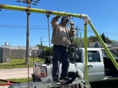 Cada vez más consolidado, el programa Barrio por Barrio se desplegó en Villa Magdalena y Tiro Federal