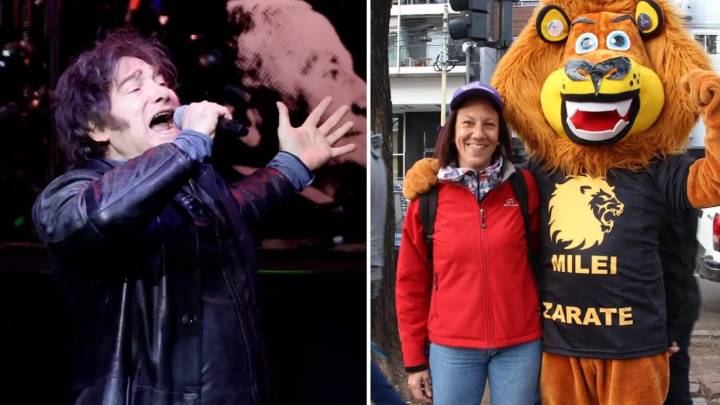 Furor entre los fans de Milei, que arropan a su líder en su concierto de campaña: "¡Estamos a mitad de camino, acabemos de cruzar el río!"