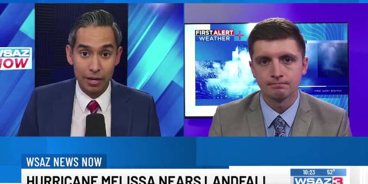 WSAZ NOW Desk | Hurricane Melissa nears landfall
