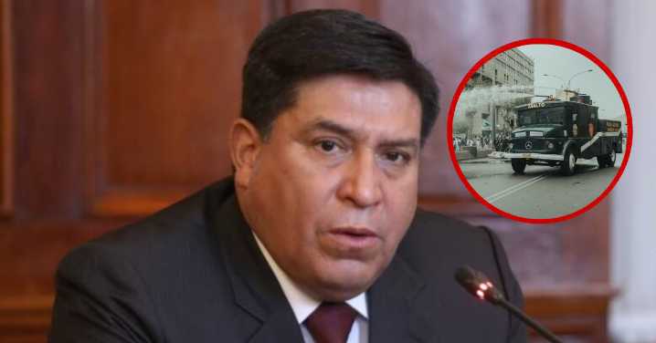 Ministro del Interior anunció la compra de rochabuses y tanquetes tras jornada de manifestaciones