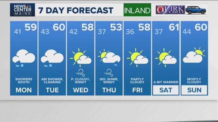 Weather: Your Maine forecast, updated daily
