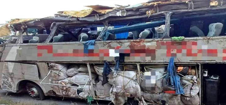 Autobús de pasajeros se estrelló dejando a 15 personas fallecidas en Brasil