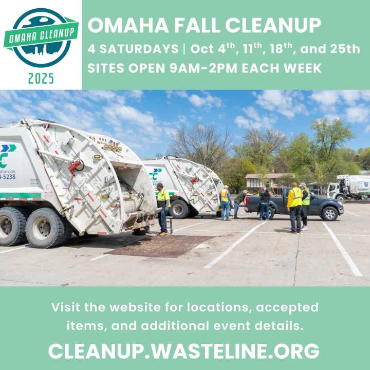 Ciudad de Omaha organiza limpiezas de otoño en diferentes lugares de la ciudad