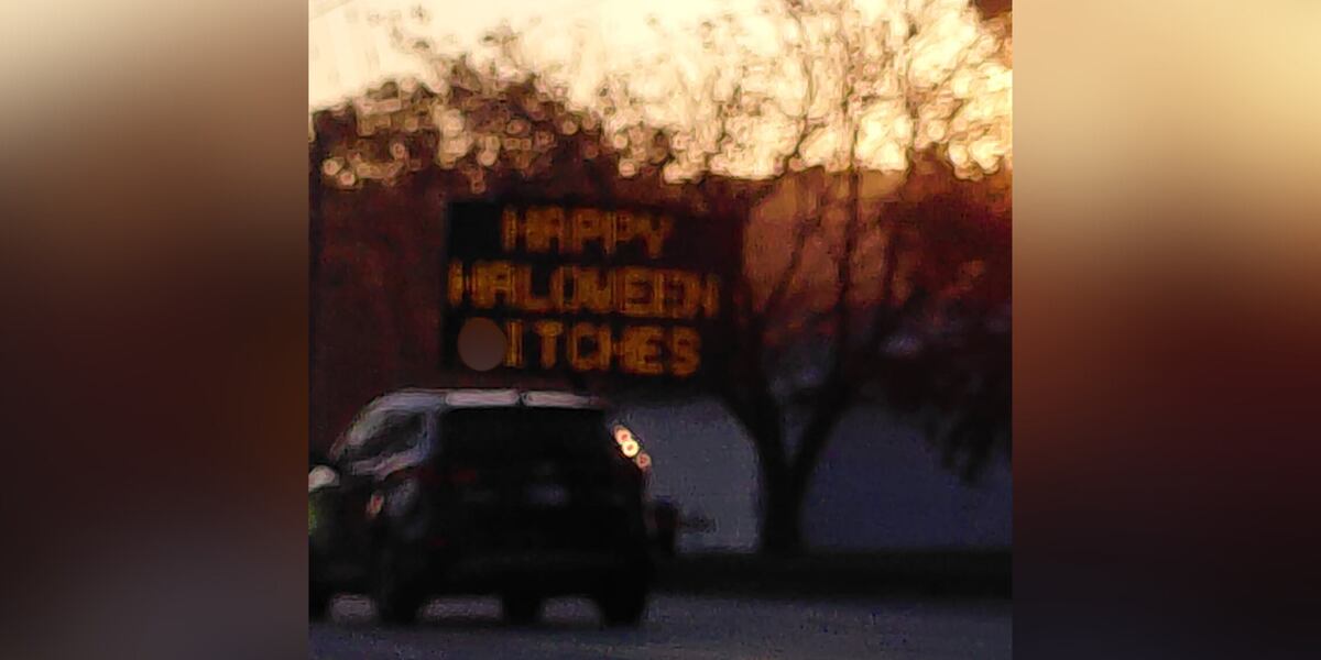 Messages on Evansville area street signs changed by hijackers